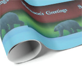 極光ポーラベア ラッピングペーパー (ロールコーナー)