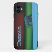 極光ポーラベア Case-Mate iPhoneケース (裏面)