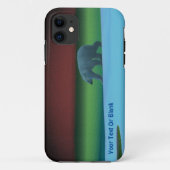 極光ポーラベア Case-Mate iPhoneケース (裏面)