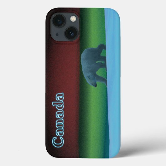 極光ポーラベア Case-Mate iPhoneケース (裏面)