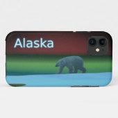 極光ポーラベア Case-Mate iPhoneケース (裏面(横))