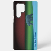 極光ポーラベア SAMSUNG GALAXYケース (裏面)