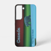 極光ポーラベア SAMSUNG GALAXYケース (裏面)