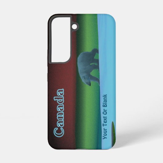 極光ポーラベア SAMSUNG GALAXYケース (裏面)