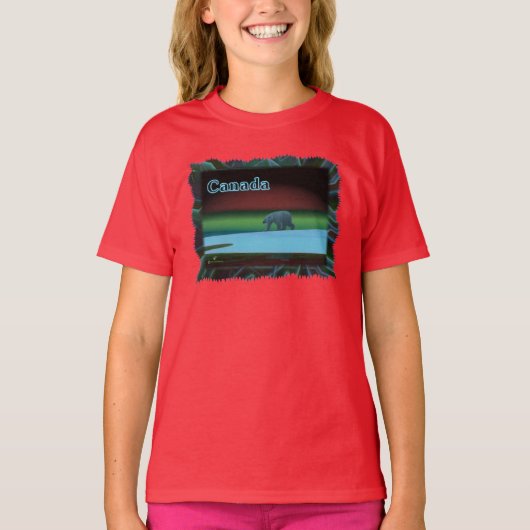 極光ポーラベア Tシャツ (正面)