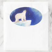 極光 楕円形シール (バッグ)