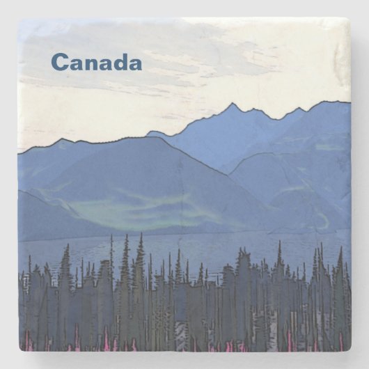 極北の夏 ストーンコースター (正面)