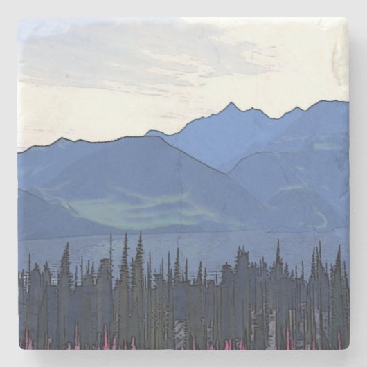 極北の夏 ストーンコースター (正面)