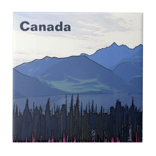 極北の夏 タイル (正面)