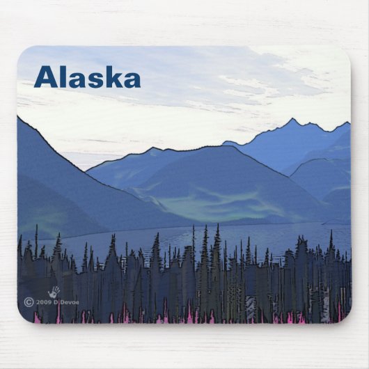 極北の夏 マウスパッド (正面)