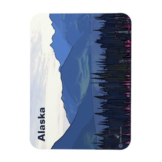 極北の夏 マグネット (縦)