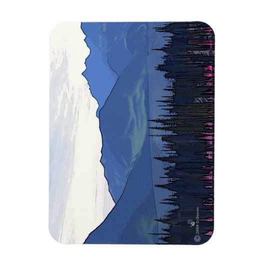 極北の夏 マグネット (縦)