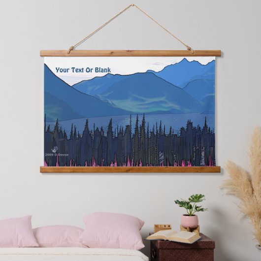 極北の夏 吊り下げ型タペストリー (寝室)