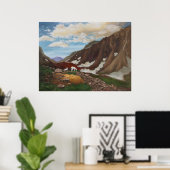 極北の山道:プリント ポスター (ホームオフィス)