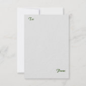 極厚紙シルバー結婚式招待状 招待状 (裏面)