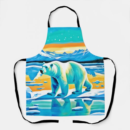 極地の威厳：北極地方 エプロン (正面)