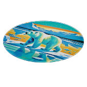 極地の威厳：北極地方 カッティングボード (角)