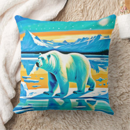 極地の威厳：北極地方 クッション