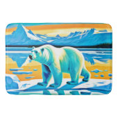 極地の威厳：北極地方 バスマット (正面)