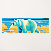 極地の威厳：北極地方 ヨガマット (正面(横))