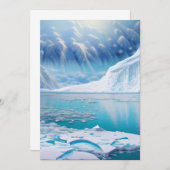 極地の風景 招待状 (正面/裏面)