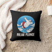 極地プランジアイスジャンプ極熊ウィンタースイム クッション (ブランケット)