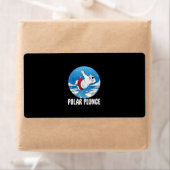 極地プランジアイスジャンプ極熊ウィンタースイム ラベル (インサイチュ)