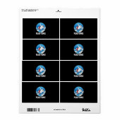 極地プランジアイスジャンプ極熊ウィンタースイム ラベル (フルシート)