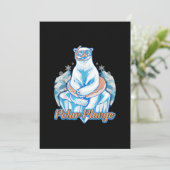 極地プランジ氷跳び極おもしろい熊ウィンタースイム シーズンカード (スタンド正面)