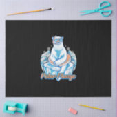 極地プランジ氷跳び極おもしろい熊ウィンタースイム 薄葉紙 (クラフト)