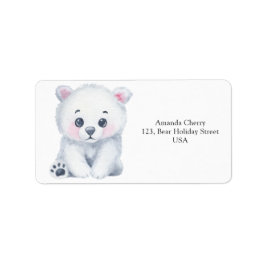 極地ベビークマ ラベル