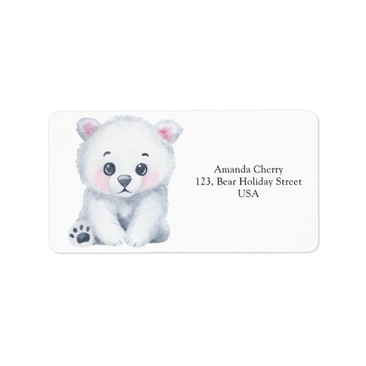 極地ベビークマ ラベル (正面)