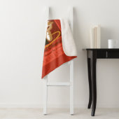 極地表現 |ホットチョコレートヴィンテージアート シェルパブランケット (インサイチュ)