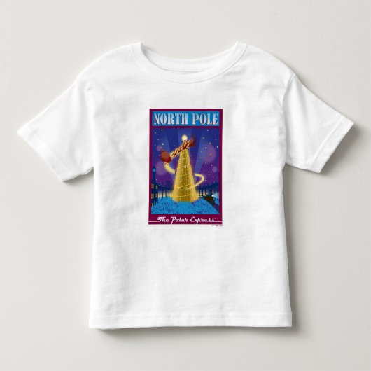 極地表現 | North Pole Vintage Travel Art トドラーTシャツ (正面)