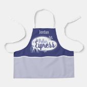 極地表現 | Polar Bearsレトロ図 エプロン (正面)