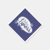 極地表現 | Polar Bearsレトロ図 スタンダードカクテルナプキン (角)