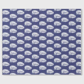 極地表現 | Polar Bearsレトロ図 ラッピングペーパー (フラット)