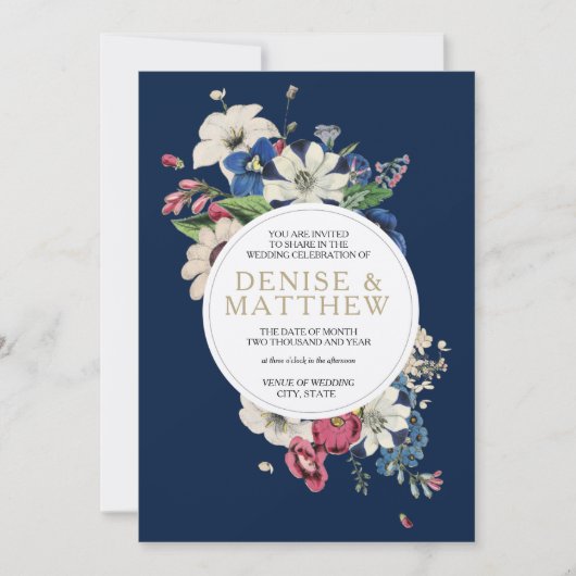 極夜の青に永遠のコレクション 招待状 (正面)