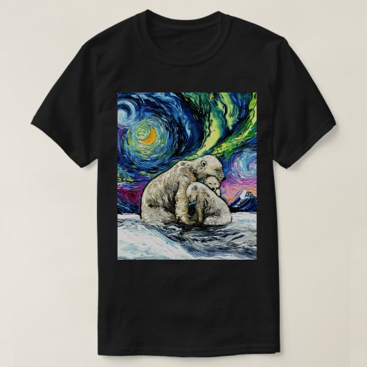 極夜 Tシャツ (デザイン正面)