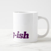 極大コーヒーマグ- #Young-ish -紫 ジャンボコーヒーマグカップ (右)