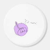 極太めん マグネット (正面)