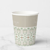 極小の花の柄 紙コップ (右)