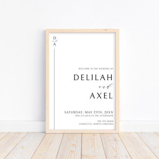 極小モダン主義の白黒バジェットサイン ポスター