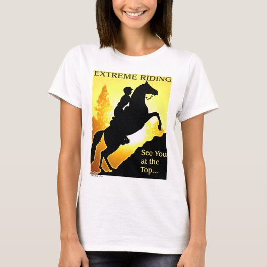 極度なエンデュランス馬術競技 Tシャツ (正面)