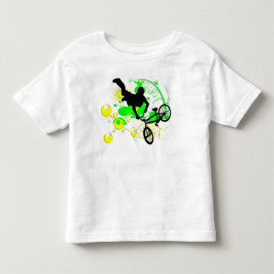 極度なサイクリング トドラーTシャツ