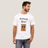 極度なスキーヤー! Tシャツ (正面フル)