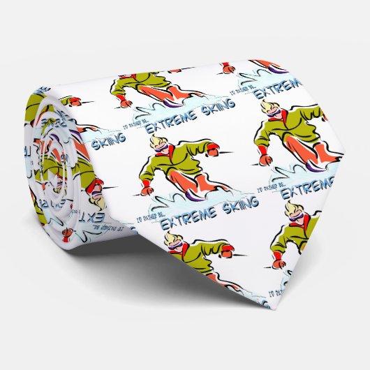 極度なスキー ネクタイ (ロール)