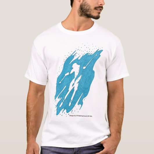 極度なスキーTシャツ Tシャツ (正面)
