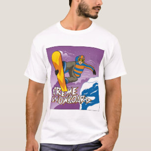 極度なスノーボード Tシャツ