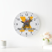 極度なモトクロス ラージ壁時計 (ホーム)